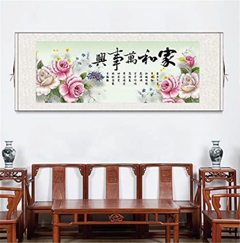 Skyseen Chinese Feng Shui Slikarski cvijet kaligrafionafija za zid Slikanje za kućnu kancelariju Dnevni boravak