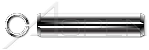 M6 X 45mm, ISO 8752, Metrički, Prorezne opružne igle, teške uslove rada, AISI 301 Nerđajući čelik