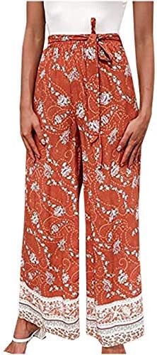 Miashui ženske pantalone Plus veličine Casual struk modni dugi ženski vezice široke poslovne Casual pantalone