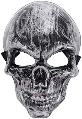 Partykindom Scary Halloween Ghost Head Full Face Gully skelet za kostim Cosplay ukrase za