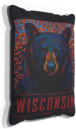Wisconsin Bear Field of Dreams Canvas Throw jastuk za kauč ili kauč kod kuće & ured iz ulja slika umjetnika