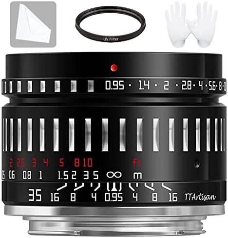 Ttartisan 35mm F0.95 ručni objektiv velikog otvora blende, kompatibilan APS-C kamera bez ogledala RF-Mount