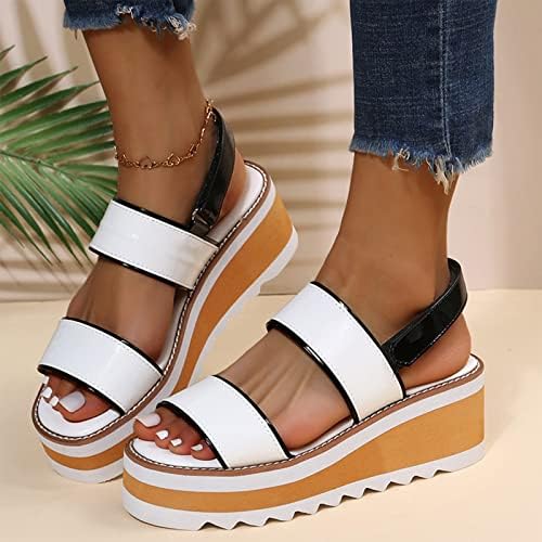 Shijian ljetne nove ženske sandale na platformi modne Casual cipele za žene osobne sandale sa šavovima