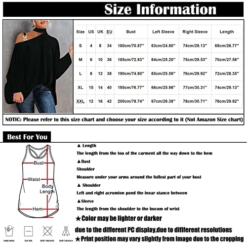 JJHAEVDY & nbsp; ženska jedno rame Print Tops Casual labave košulje Batwing rukav tunike bluza rastezljiva