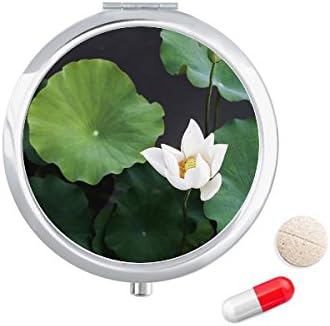 Svježi List Lotosa Slika Biljke Prirodna Torbica Za Pilule Džepna Kutija Za Skladištenje Lijekova