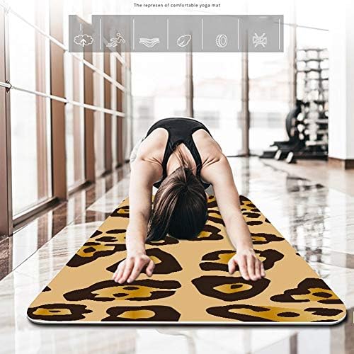QTT yoga mat Yoga Mat TPE Eco Friendly neklizajuća podloga za fitnes sa trakom za nošenje-podloga za vježbanje