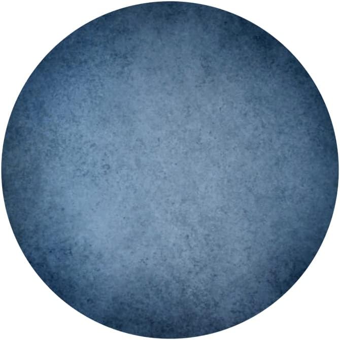 Leyiyi 6x6ft plava okrugla pozadina navlaka poliester apstraktni gradijent mutne boje fotografija pozadina za