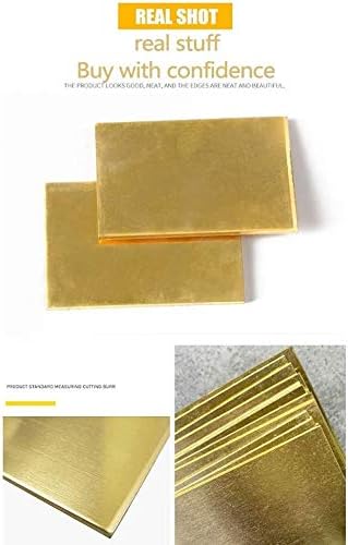 Nianxinn Mesingani Lim debljine različite specifikacije veličine 4x4 inča za obradu metala Craft DIY Lim od