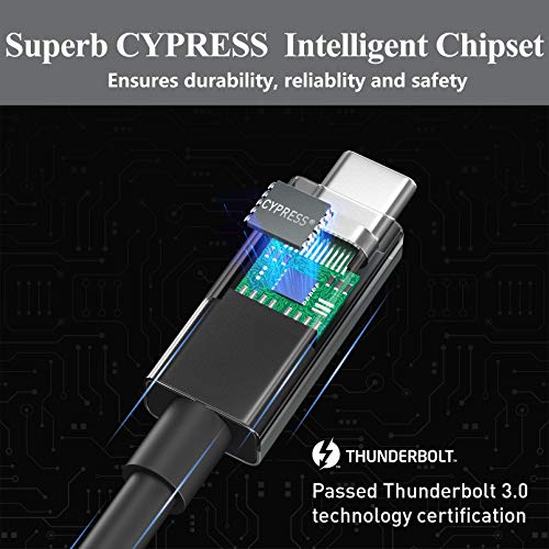 ITD Itanda Thunderbolt 3 kabela 2m punjenje 5k @ 60Hz displej, USB C do USB C kabela za Type-C MacBooks,
