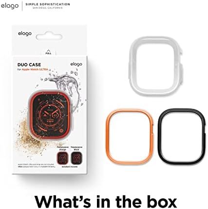 Case Elago Duo kompatibilan je s Appleam Gleda Ultra, punom zaštitom, punom pristupu ekranu, uključena