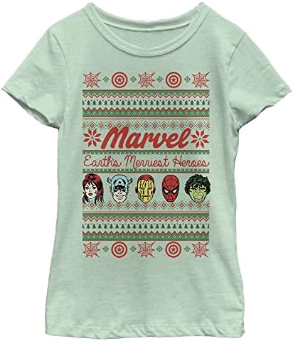 Marvel Božić Grupa Shot Ružan Džemper Djevojke T-Shirt