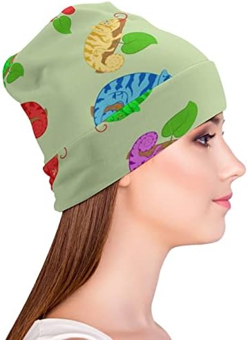 BAIKUTOUAN Kameleoni u boji Print kapice za muškarce žene sa dizajnom Lobanja kapa