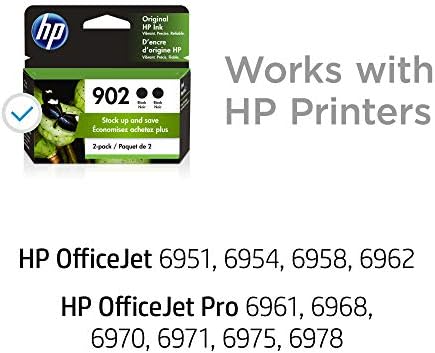 HP 902 | 2 kertridža sa mastilom / Crna / radi sa HP OfficeJet 6900 serijom, HP OfficeJet Pro 6900 serijom