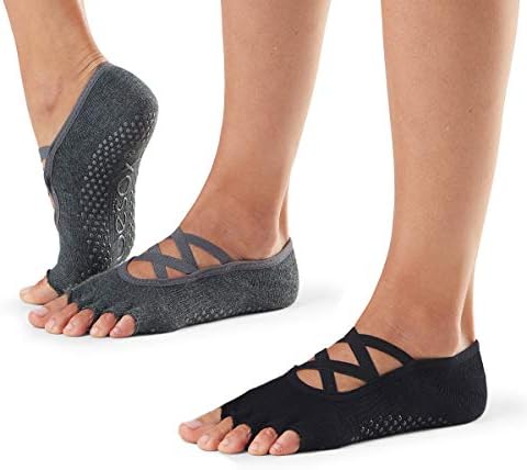 TOESOX Elle Pola toe Multi pakovanje - Grip Neklizajuće nožne čarape za pilates Barre Yoga