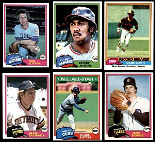 1981 TOPPS Baseball kompletan set Ex +