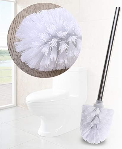 Koaius 2pcs nehrđajući čelik toaletna četka plastična čekinja u kupaonici čišćenje četkica za čišćenje