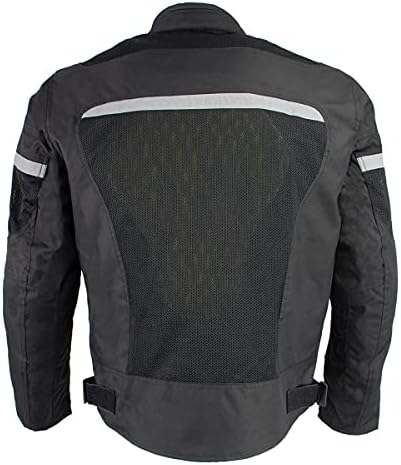 Milwaukee kožna muška standardna Mpm1794 Crna oklopna mrežasta trkačka jakna