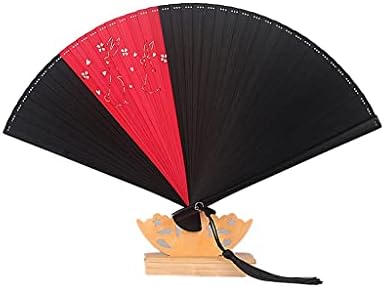 HRANAG ručni ventilator Svi navijači sa bambusom, ručno izrađeni kompaktni ženski prenosivi ručni ventilatori