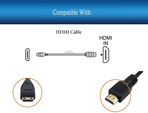 Novi HDMI kabl Audio Video AV u HD TV HDTV CORD kompatibilan sa Cobra Electronics CDR 840 CDR840 CDR 840E CDR840E CDR 840C CDR840C pogon HD CASH CAM
