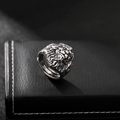 Yumikoo lavlji prsten za muškarce otvoreni prsten od titanijumskog nerđajućeg čelika