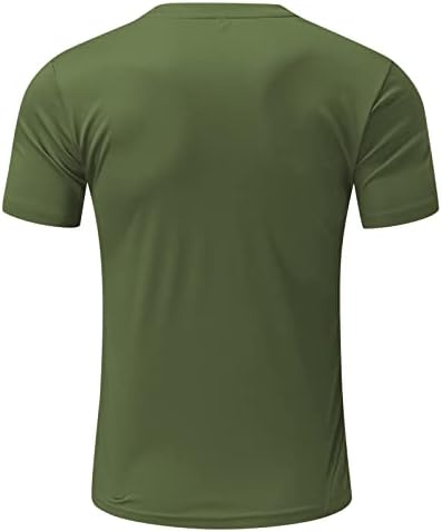 Bmisegm ljetne plaže majice za muškarce muške ljetne mode Casual okrugli vrat majice s malim printom