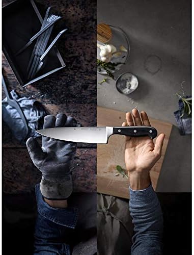 WMF Santoku kuharski nož Spitzenklasse Plus Dužina 32 cm Dužina oštrice 18 cm performanse rez izrađen