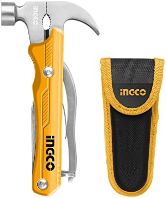 INGCO Multi alat, 12-u-1 čekić od nehrđajućeg čelika alati za preživljavanje za kampiranje za muškarce
