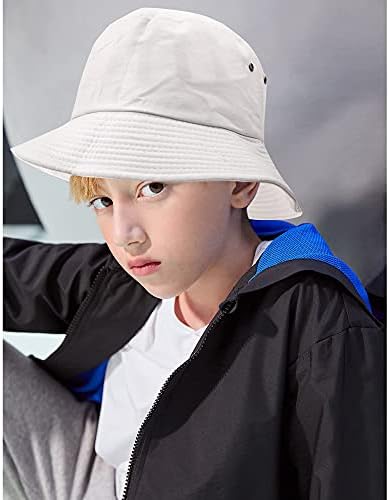 Mladi-Kanta-šešir za velike dječake djevojčice 5-16yrs, djeca ljeto od punog pamuka sunce-plaža-šešir