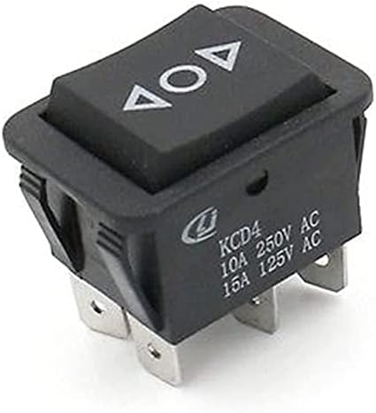 Mopz 1pc Rocker prekidač Power Switch Broat 3 Pozicija 6pin dugme za lampicu Svjetlo KCD4 16A 250VAC / 20A 125VAC
