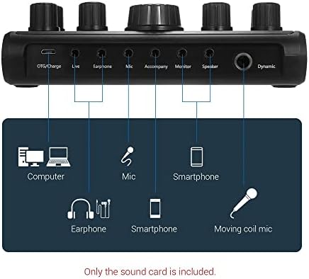 Zcmeb Live Sound Card eksterni glas Changer Audio Mixer Bt sound mikser ploča sa više zvučnih