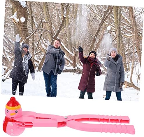 STOBOK 4kom Snowball Clip Snow Tools snow Balls za djecu zimski Snježni Globus Funny Snowball Maker Alat za