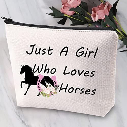 Jytapp konjske torbe za šminku Konjski ljubavnik poklon konje kozmetičke torbe potkove za konje konja