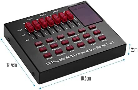 Sxnbh punjiva mobilni & amp; računar Live zvučne kartice USB Audio interfejs sa više zvučnih efekata