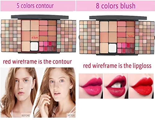 YARLADY Professional Multi-in-one Makeup poklon komplet za žene - 112 cosmetic makeup Palette set