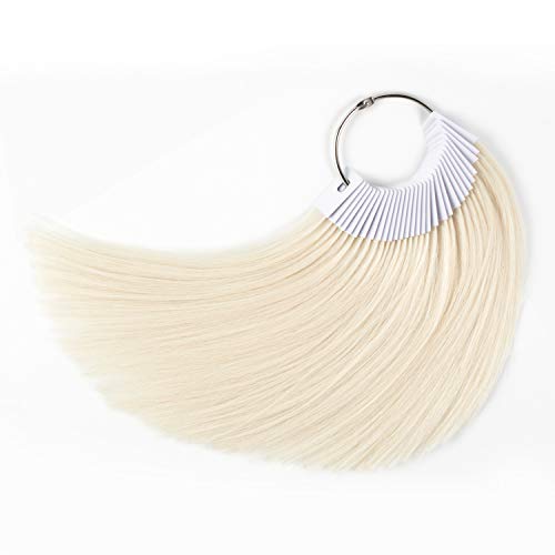 Tofafa uzorci za kosu prstenovi za boju ljudske kose testiranje modnih boja uzorci 8 inča najsvjetlija