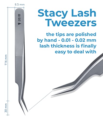 Extra Strong Evolution Eyelash Extension ljepilo 5ml i Stacy Lash STL-7 Tancemastere / Crni ljepilo /