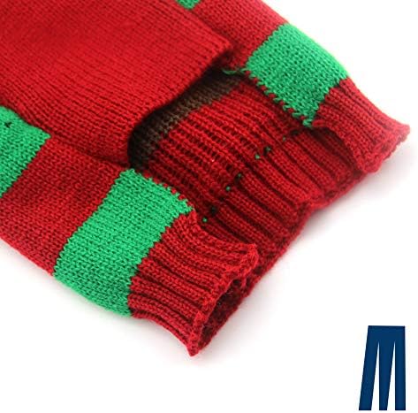 Mikayoo Dog Božićni džemper, PET XMAS džemper, džemper za odmor, bowknot Dizajn hladnog vremenskog kaputa,