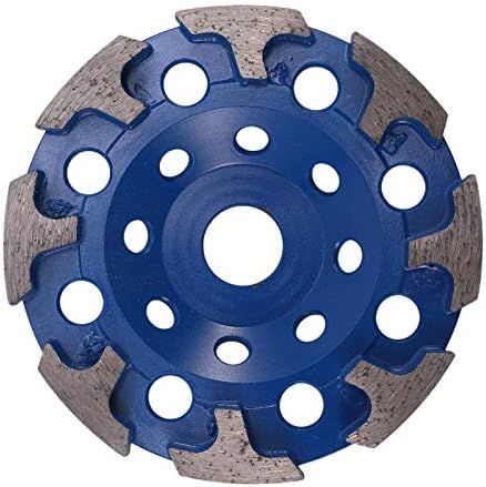 XUCUS 5 inča / 125 mm T segment dijamantski brusni šalica kotača Granitni mramor beton Epoksi -