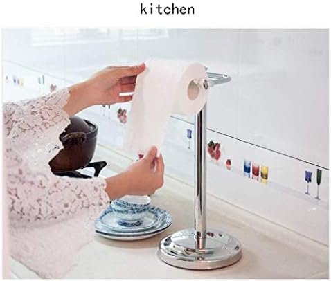 Držač salveta kuhinjski držač nosača valjak papirnati cijev kupaonica pod držač tkiva od nehrđajućeg čelika ručni