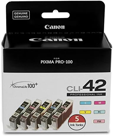 CanonInk CLI - 42 5-Pack Value Ink kompatibilan sa PIXMA PRO-100 za Printer & CLI - 42 Photo Magenta
