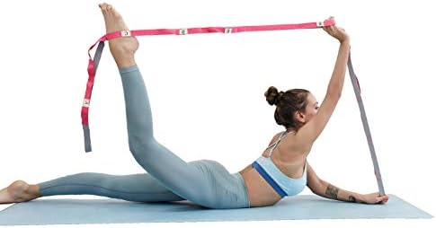 Kerkoor Yoga Stretch remen, više petlje Podesivi vežbanje za istezanje, fizikalnu terapiju, trening, pilates,