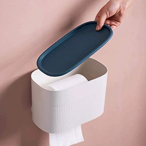 Jydqm otporan na toaletni držač za toaletni papir natkriveni, zidni nosač toaletnog tkiva za kupatilo