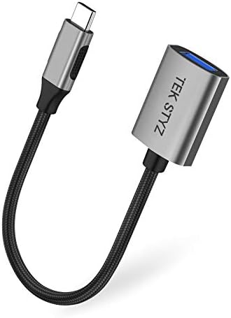 TEK STYZ USB-C USB 3.0 adapter Kompatibilan je sa vašim Samsung Galaxy A32 5G OTG Type-C / PD muškim USB 3.0