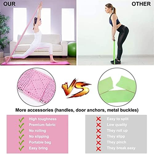 Sxds 2m produžena tkanina traka za otpor pojasa za jogu koja se koristi za neklizajuću fitnes vježbu pomoćnog