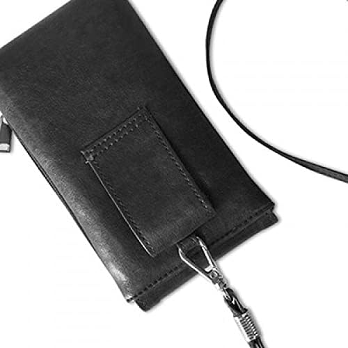 Katar nacionalni simbol Landmark uzorak Telefon novčanik torbica Viseća mobilna torbica Crni džep