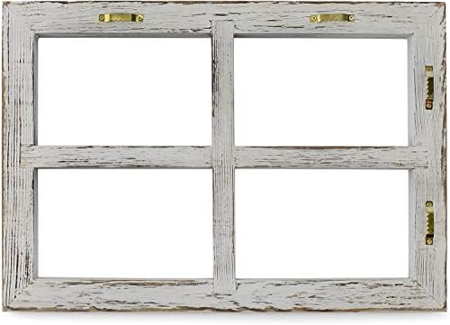Darware Rustikalni okviri za drvo; Prozorski okno rustikalni zidni dekor za fotografije, slike, kolaze i