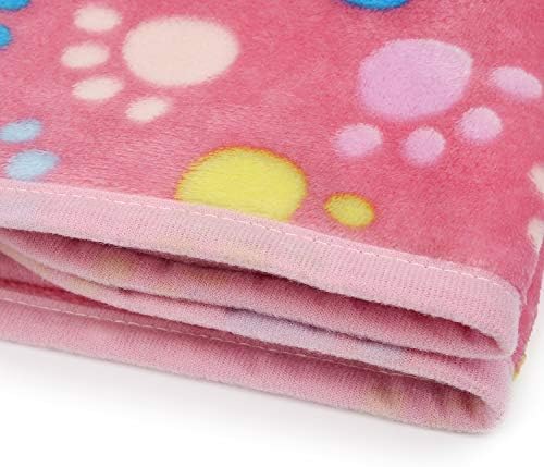 Pokrivač za štene topli pas mačka runo ćebad za spavanje pet Mat pokrivač za krevet sa otiskom šape mekan