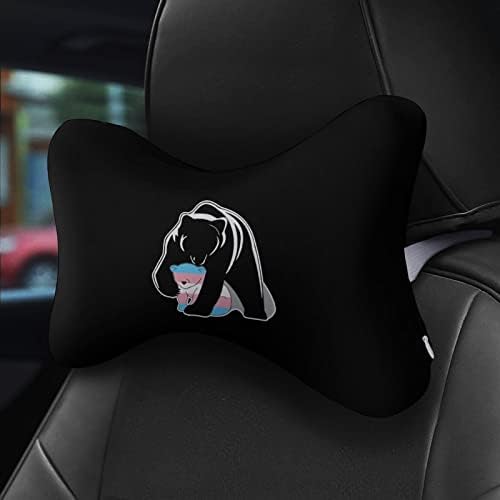 Mama bear transrodni jastuk za automobile 2 kom udobnu automatsko jastuk za glavu - jastuk za prozračnu