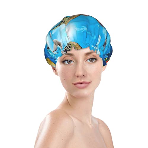 Okenski ispisani tuš kap za kosu za kosu za višekratnu upotrebu kade za upotrebu vodootporne