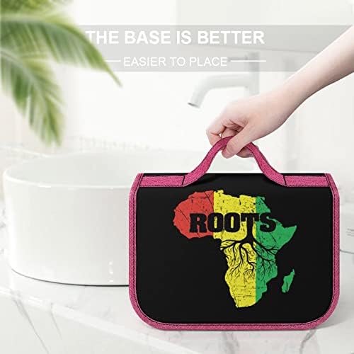 Afrika Karta Reggae Rasta Roots Ženska toaletna torba Viseća šminka Kozmetička torbica Slatki organizator